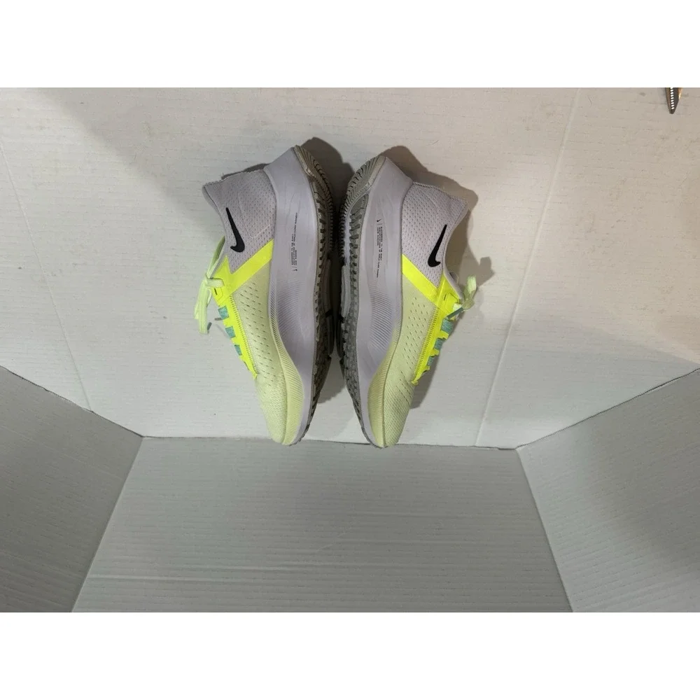 Nike Air Zoom Pegasus 38 (women's), colorway Volt/Light Lemon, size 8.5